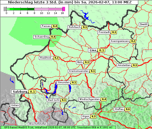 Niederschlag, 7. 2. 2026