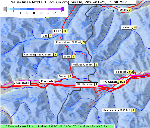 Neuschnee, 23. 1. 2025