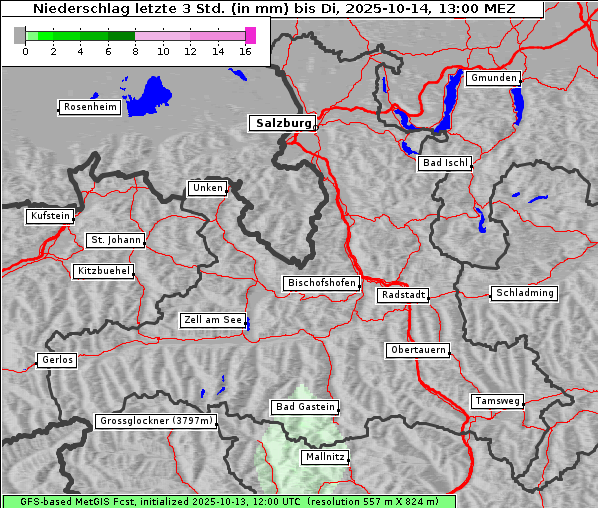 Niederschlag, 14. 10. 2025