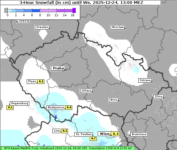 Neuschnee, 24. 12. 2025