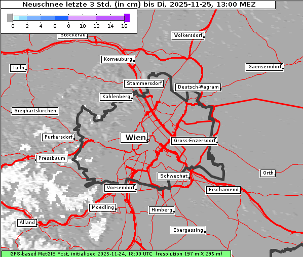 Neuschnee, 25. 11. 2025