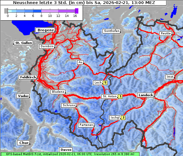 Neuschnee, 21. 2. 2026