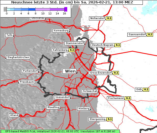 Neuschnee, 21. 2. 2026