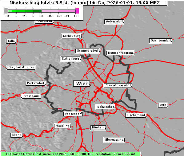 Niederschlag, 1. 1. 2026