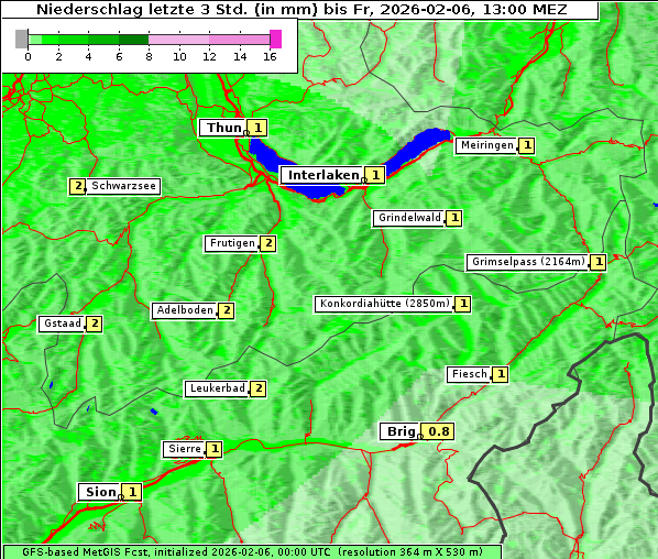 Niederschlag, 6. 2. 2026