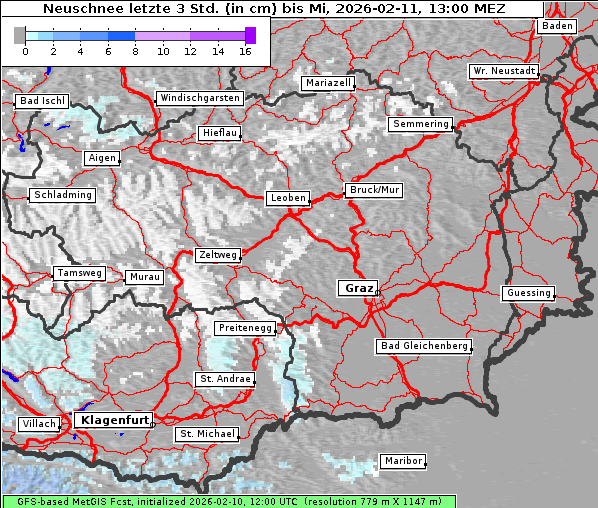 Neuschnee, 11. 2. 2026