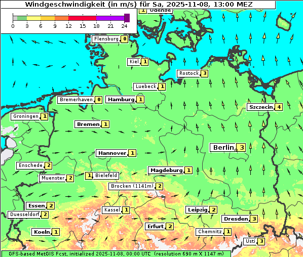 Wind, 8. 11. 2025