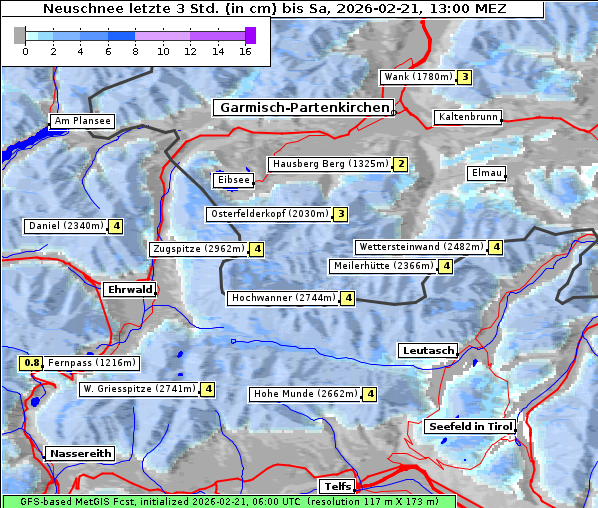 Neuschnee, 21. 2. 2026