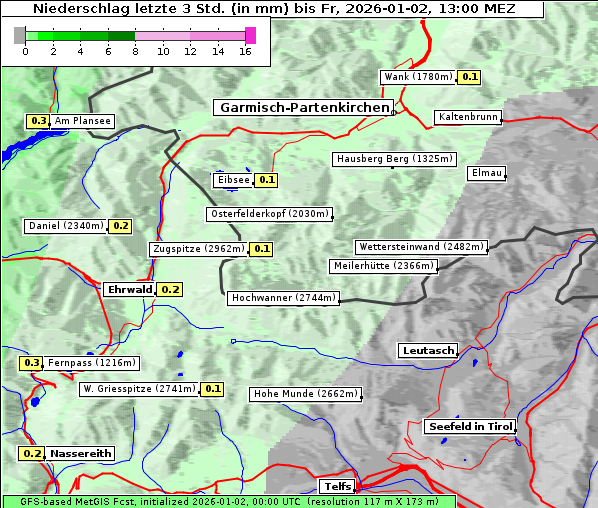 Niederschlag, 2. 1. 2026