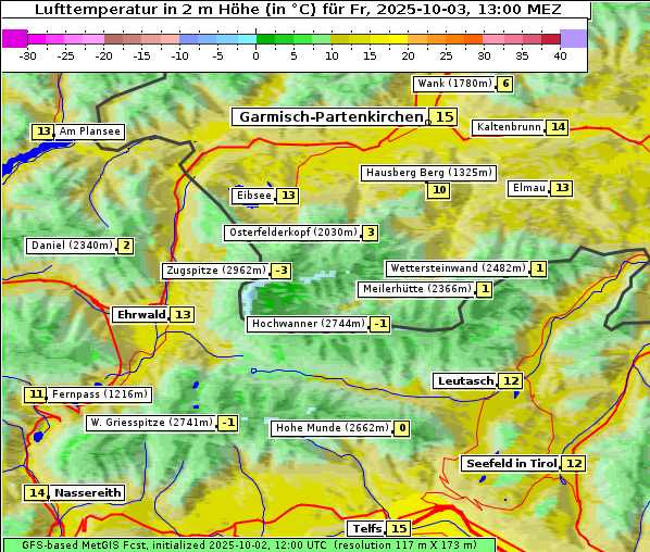 Temperatur, 3. 10. 2025