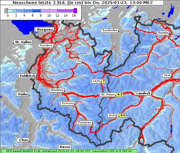 Neuschnee, 23. 1. 2025