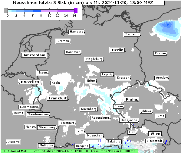 Neuschnee, 20. 11. 2024