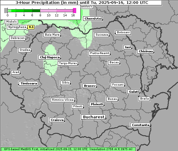 Niederschlag, 16. 9. 2025