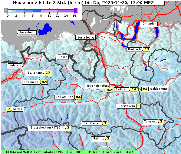 Neuschnee, 20. 11. 2025