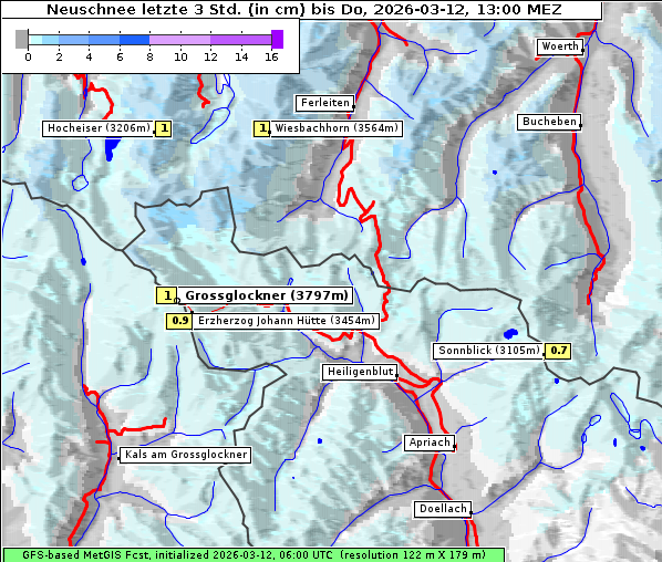 Neuschnee, 12. 3. 2026