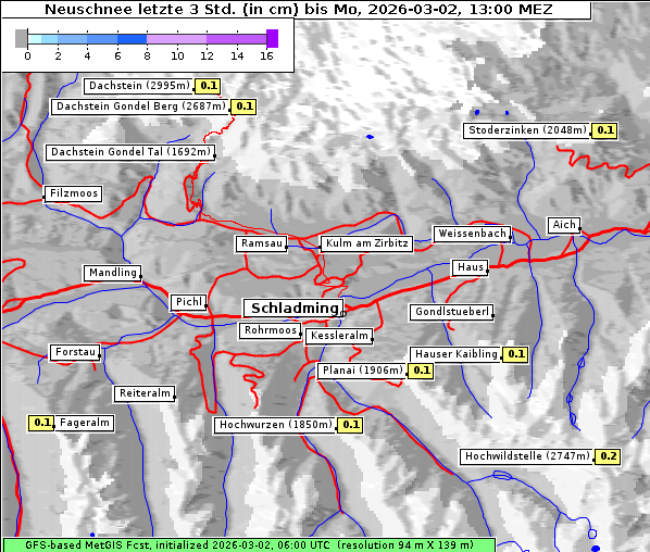 Neuschnee, 2. 3. 2026