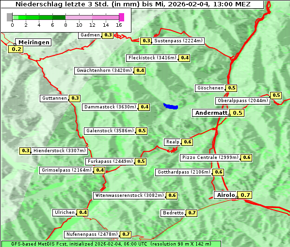 Niederschlag, 4. 2. 2026