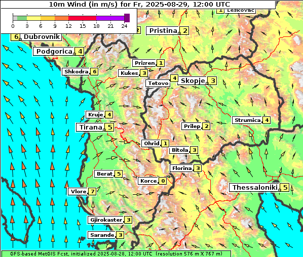 Wind, 29. 8. 2025