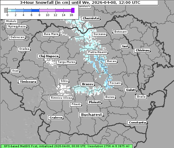 Neuschnee, 8. 4. 2026