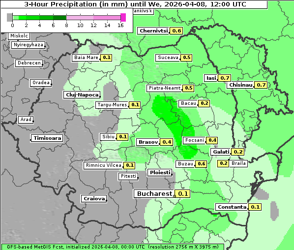 Niederschlag, 8. 4. 2026