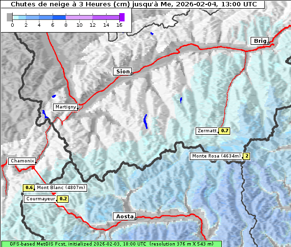 Neuschnee, 4. 2. 2026