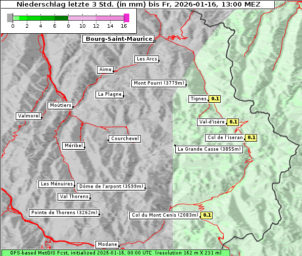 Niederschlag, 16. 1. 2026
