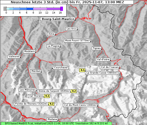 Neuschnee, 7. 11. 2025