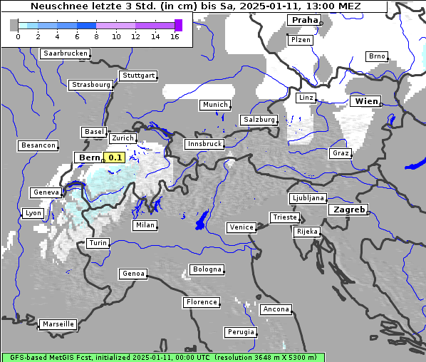 Neuschnee, 11. 1. 2025