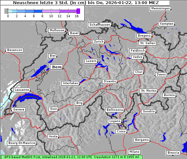 Neuschnee, 22. 1. 2026