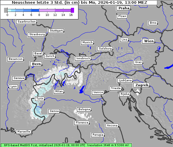 Neuschnee, 19. 1. 2026