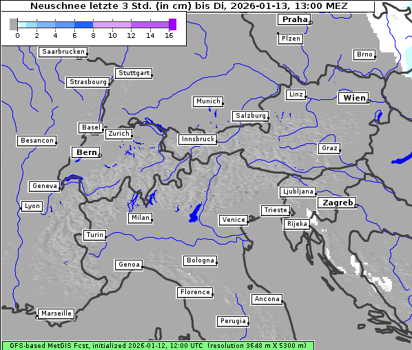 Neuschnee, 13. 1. 2026