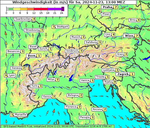 Wind, 23. 11. 2024