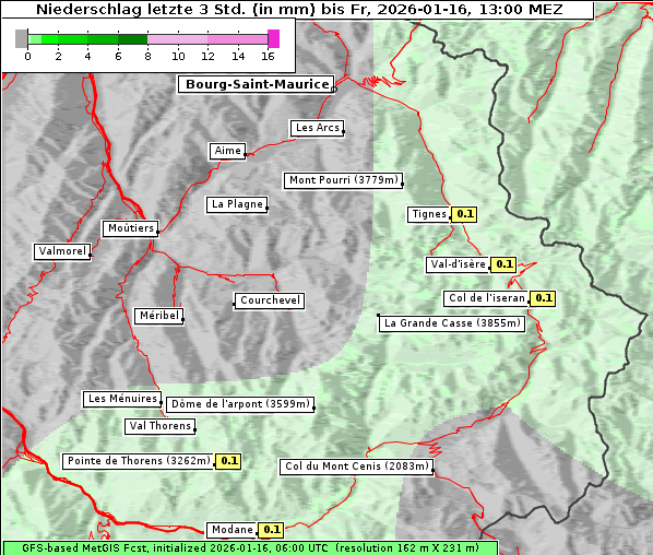 Niederschlag, 16. 1. 2026