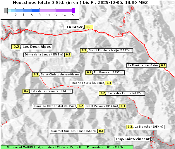 Neuschnee, 5. 12. 2025