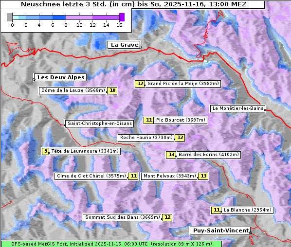 Neuschnee, 16. 11. 2025