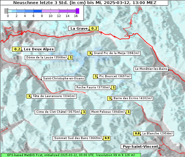 Neuschnee, 12. 3. 2025