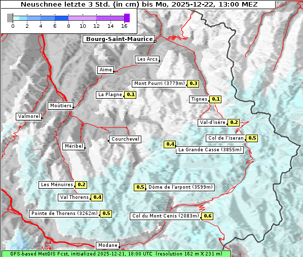 Neuschnee, 22. 12. 2025
