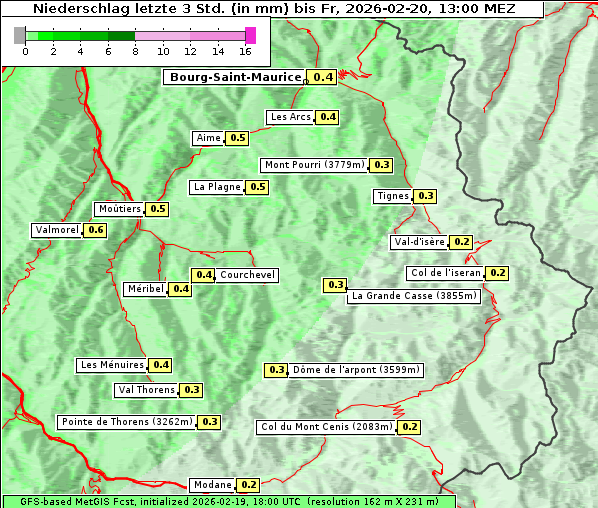 Niederschlag, 20. 2. 2026