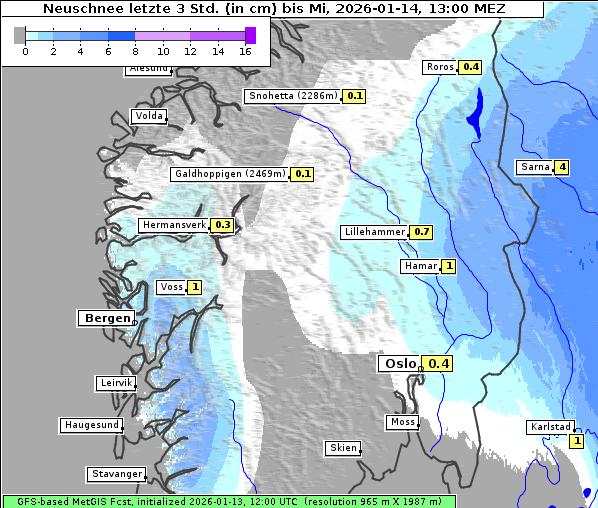 Neuschnee, 14. 1. 2026