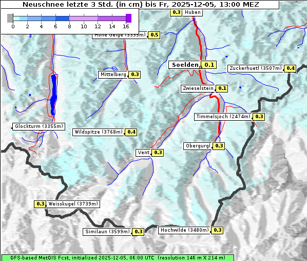 Neuschnee, 5. 12. 2025