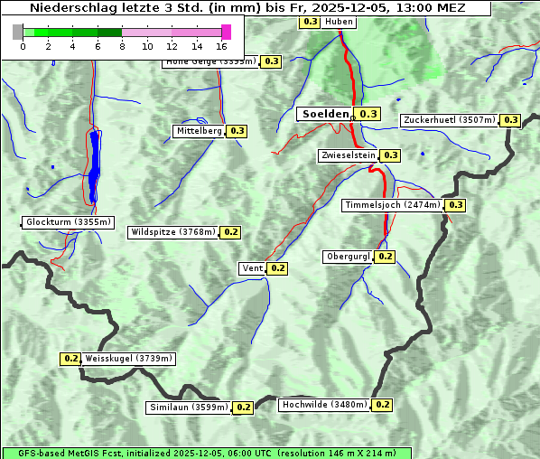 Niederschlag, 5. 12. 2025