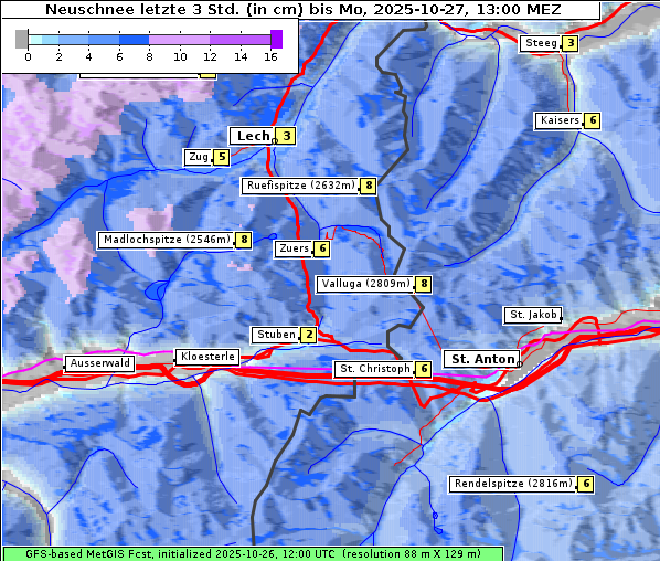 Neuschnee, 27. 10. 2025