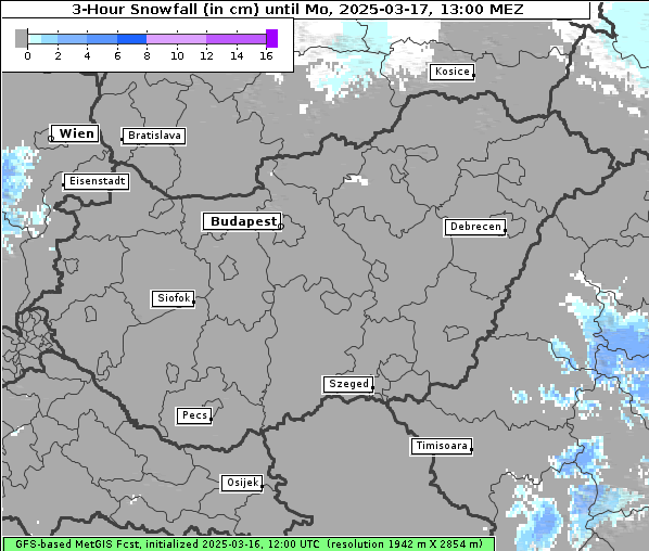 Neuschnee, 17. 3. 2025