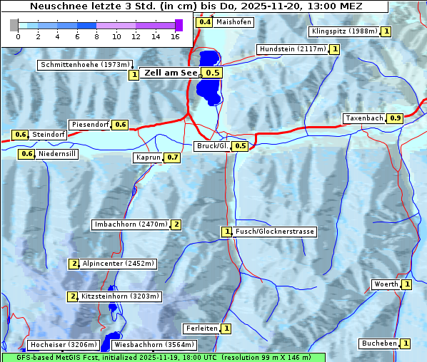 Neuschnee, 20. 11. 2025