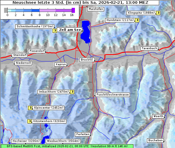 Neuschnee, 21. 2. 2026