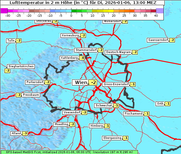 Temperatur, 6. 1. 2026
