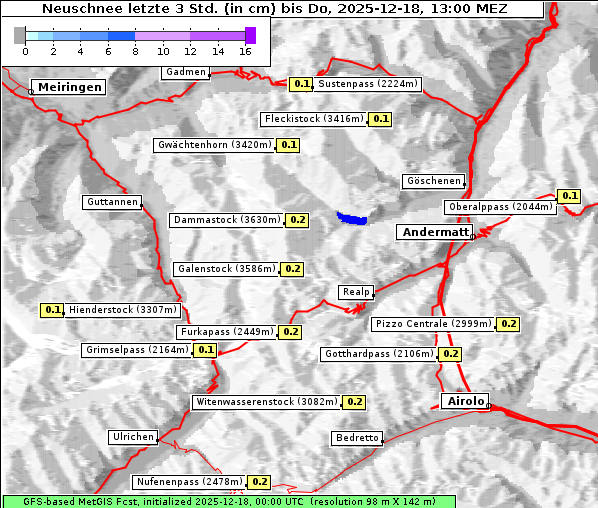 Neuschnee, 18. 12. 2025