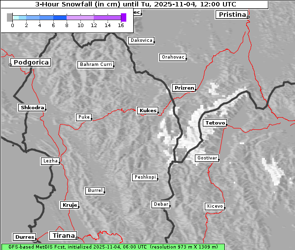 Neuschnee, 4. 11. 2025