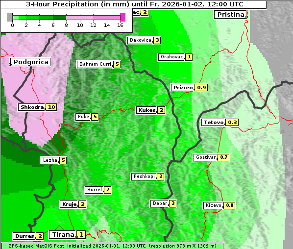 Niederschlag, 2. 1. 2026