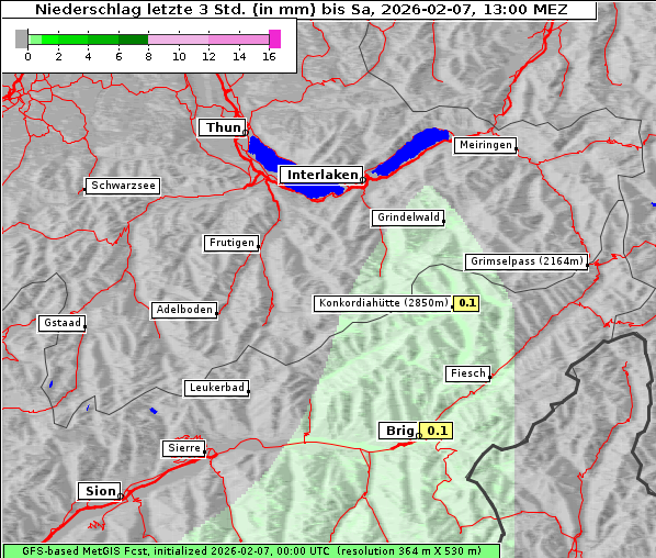 Niederschlag, 7. 2. 2026